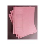 DEFTERSAN Yarım Kapak Telli Dosya Pembe 25 Adet