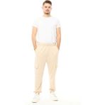 Defy's Erkek Kargo Cepli Oversize Jogger Pantolon Bej - M - Bej Melanj