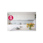 DEGE HOME Mat Beyaz Yapışkanlı Folyo, mutfak, dolap ve mobilya kaplama