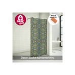 DEGE HOME Vitray Desenli Buzlu Cam Folyosu. Duşakabin, Balkon, Mutfak, Banyo, Ofis Camı. Desen No: 11006