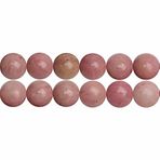 Değerli Taş Boncuklar Moda Kadın Takı Boncuk Tek Telli Hakiki Pembe Rodokrosit Taş 6 mm Ara Boncuk Tedarik One Strand Apx 60 Adet