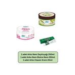 Değerli Yağlar Serisi 250ml Zeytinyağı + Extra Nem 250ml + Arko Classic Yağlı Krem 20ml