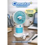 Değerlistore Cinnamoroll Figürlü Soğutucu Serinletici Pervaneli Masaüstü Standlı Vantilatör Klima Usb Fan Metal Fan