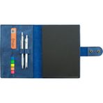 Değirmen Grup A5 Defter ve Ajanda Kılıfı - %100 Rainbow Deri - KO10001 - Saks Mavisi