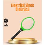 Değirmen Grup Elektrikli Sinek Raketi | Yüksek Voltajlı, Güvenli ve Taşınabilir - Lisinya