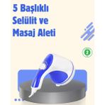 Değirmen Grup Elektrikli Yağ Yakıcı Masaj Aleti 5 Başlıklı Vücut Şekillendirici ( Lisinya )