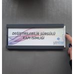Değiştirilebilir Sürgülü Kapı İsimliği