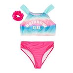 Degrade baskılı kız çocuk bikini takım DEGRADE 5-6 Yaş