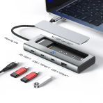 Deh01-017 Apollobell 5-İn-1 Usb-C-Hub M.2 Nvme Ssd Sabit Disk Muhafazası