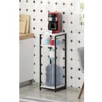 Dehalimited Dh10 Damacanalık Sehpa Çok Amaçlı Raflı Dolap Mutfak Organizer Sehpası Yan Çiçeklik Sehpa Beyaz