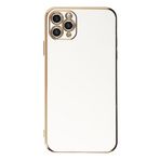 Deilmi iPhone 11 Pro Kılıf Luxury Seri Kamera Korumalı Silikon Kapak Beyaz