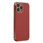 Deilmi iPhone 14 Pro Kılıf Luxury Seri Kamera Korumalı Silikon Kapak Kırmızı