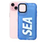Deilmi iPhone 15 Kılıf SEA Seri Silikon Kapak Mavi