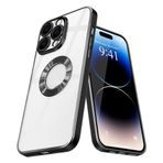Deilmi iPhone 15 Pro Max Kılıf Hole Lazer Silikon Kapak Siyah