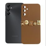 Deilmi Samsung Galaxy A05s Kılıf 3D M Bear Kamera Korumalı Silikon Kapak Kahverengi