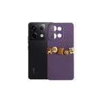 Deilmi Xiaomi Redmi Note 13 Pro 5G Kılıf 3D M Bear Kamera Korumalı Silikon Kapak Mor