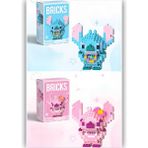 Dek Brıcks Hawaii Model Stitch & Angel Figür Seti Mini Yapı Blok Koleksiyon Oyuncağı