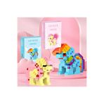 DEK BRICKS My Little Pony Rainbow Dash & Fluttershy Pie İkili Yapı Blokları Figür Seti – Koleksiyonluk Dekor