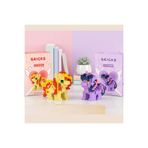 DEK BRICKS Pony Figür Seti 2’li – Twilight Sparkle & Sunset Shimmer Yapı Blok Koleksiyonluk Hobi