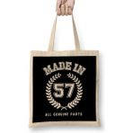 Dekado 1957 Made In 57 All Genuine Parts Bez Çanta Uzun Saplı - 07028-Renkli