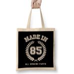 Dekado 1985 Made In 85 All Genuine Parts Bez Çanta Uzun Saplı - 07028-Renkli