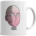 Dekado Anime Manga One Punch Man Ok Kupa Bardak Porselen