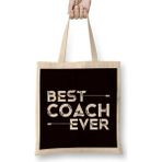 Dekado Best Coach Ever Content Creator Influencer Mentor Mindset Bez Çanta Uzun Saplı - 07028-Renkli