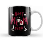 Dekado Best Mom Ever Gifts Anneler Günü 06 Kupa Bardak Porselen