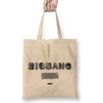 Dekado Bigbang Made Typography Bez Çanta Uzun Saplı - 07028-Renkli