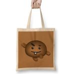 Dekado BT21 Bts Kpop Cute Shooky Suga Yoongi Bez Çanta Uzun Saplı - 07028-Renkli