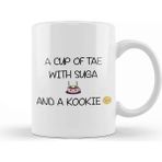 Dekado Bts A Cup Of Tae With Suga And A Kookie Kupa Bardak Porselen