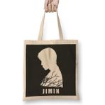 Dekado Bts Chim Chim Side Silhouette White And Branches Bts Army Kpop Bez Çanta Uzun Saplı - 07028-Renkli