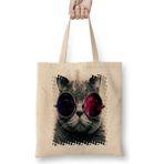 Dekado Cat Kedi Bez Çanta Uzun Saplı - 07028-Renkli