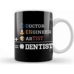 Dekado Doctor Engineer Artist Dentist 011 Kupa Bardak Porselen