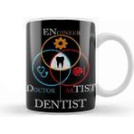 Dekado Doctor Engineer Artist Dentist 015 Kupa Bardak Porselen