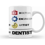 Dekado Doctor Engineer Artist Dentist 025 Kupa Bardak Porselen
