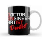 Dekado Doctor Engineer Artist Dentist 034 Kupa Bardak Porselen
