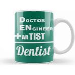 Dekado Doctor Engineer Artist Dentist 036 Kupa Bardak Porselen