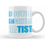 Dekado Doctor Engineer Artist Dentist 33 Kupa Bardak Porselen