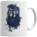 Dekado Doctor Whotardis Splash Style Kupa Bardak Porselen