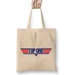 Dekado Fathers Day Top Dad Top Gun Logo Bez Çanta Uzun Saplı - 07028-Renkli