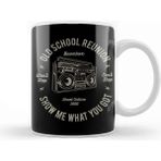 Dekado Fun Cool Vintage Boombox Old School Reunion Kupa Bardak Porselen