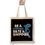 Dekado Funny Be Winner Date Swimmer Swimming Pool Athlete Coach Bez Çanta Uzun Saplı - 07028-Renkli