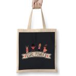 Dekado Girl Power Banner Jumping Girls Bez Çanta Uzun Saplı - 07028-Renkli