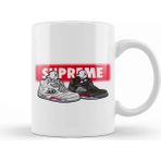 Dekado Jordan 4 Retro Fire Red Kupa Bardak Porselen
