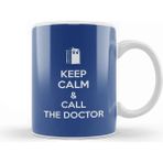 Dekado Keep Calm And Call The Doctor Who Kupa Bardak Porselen