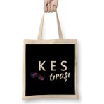 Dekado Kes Tıraşı Bez Çanta Uzun Saplı - 07028-Renkli