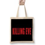 Dekado Killing Eve Logo Bez Çanta Uzun Saplı - 07028-Renkli