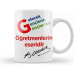 Dekado Mustafa Kemal Atatürk Sözü Kupa Bardak Porselen