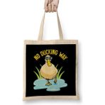 Dekado No Ducking Way Adorable Duck Pun Duckling Bez Çanta Uzun Saplı - 07028-Renkli